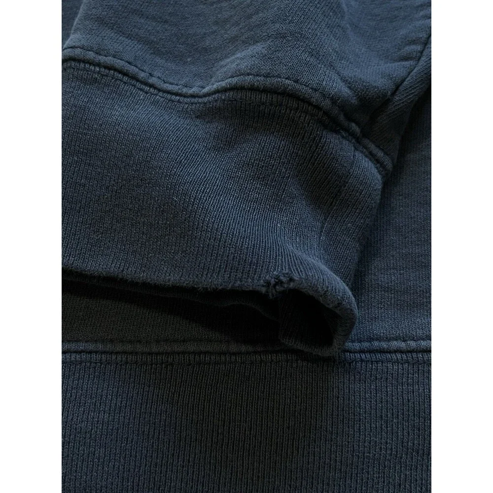 The North Face Hoodie Mens Medium Blue Long Sleeve Pullover Sweatshirt Logo